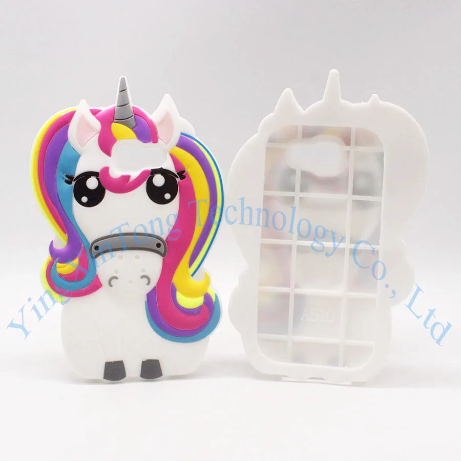 

3D Cute Cartoon Unicorn Soft Silicone Case Cover For Samsung Galaxy Core Prime G360 G360H/J1 J100/J1 Ace J110 J110H J110F Fundas