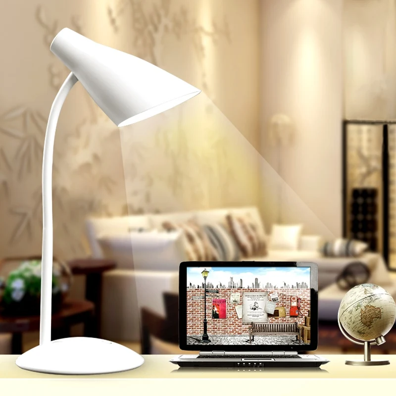 Новые светодиодные настольные лампы для чтения USB Перезаряжаемый шланг