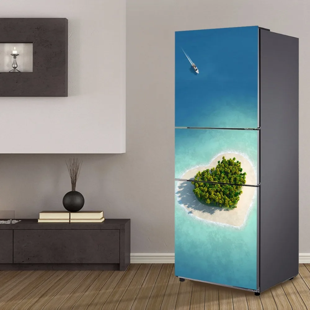 3d креативный клей съемный водостойкий стикер наклейка фриджобёрточная бумага крышка двери кухонные аксессуары наклейка на стену плакат