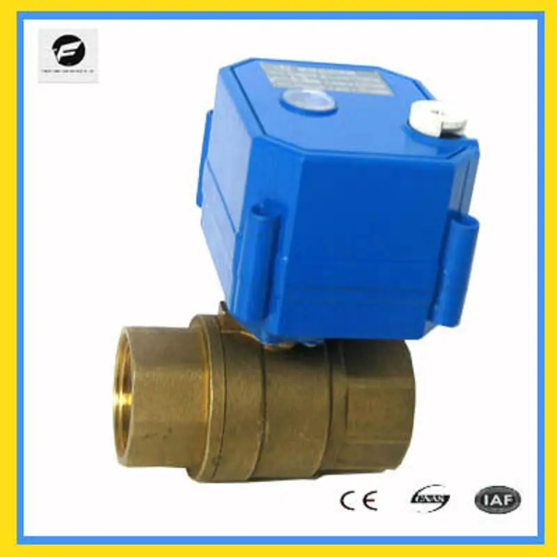 CWX 25S 1/2 ''DN15 2 ходовой латунный Мини моторизованный шаровой клапан с функцией