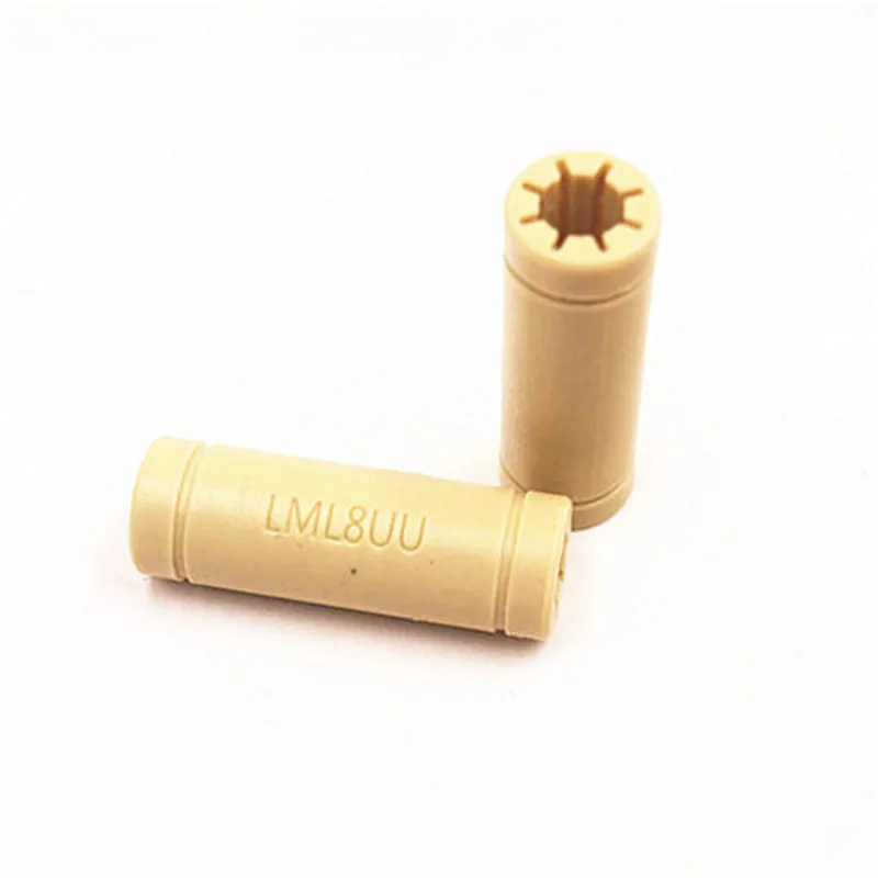 1 шт. Твердые полимерные LM8LUU линейные подшипники втулка 8 мм 8*15*45 Prusa для Mendel DIY CNC