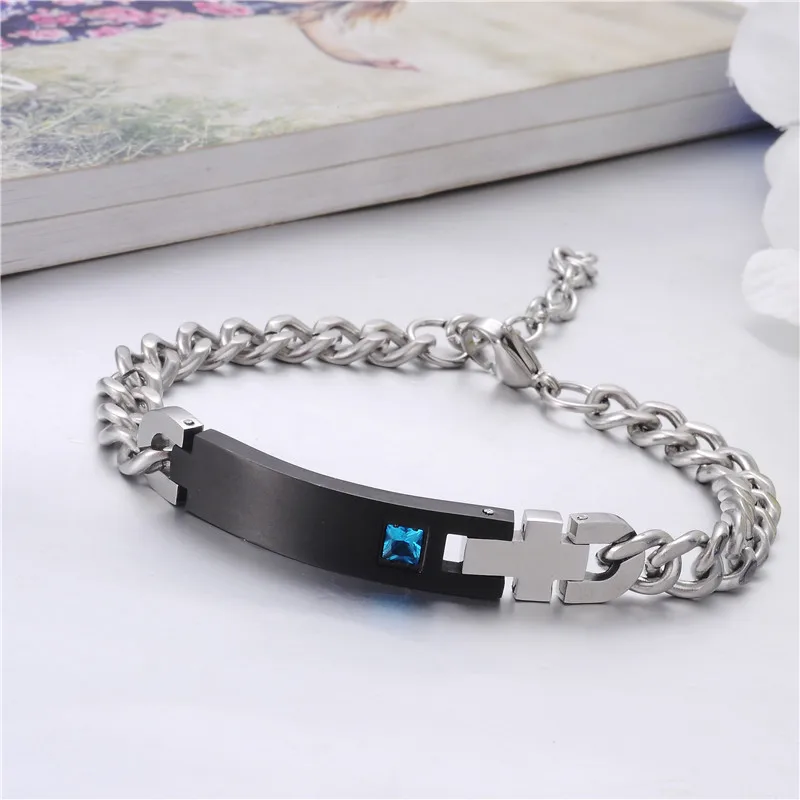 Модный браслет для любимого уникального браслета из нержавеющей стали ее король