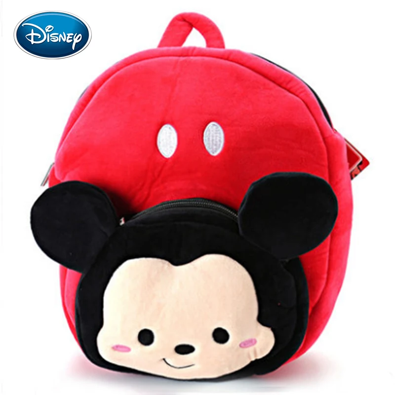 Disney мультяшный плюшевый рюкзак Q Meng Сумка с защитой от потери Детская сумка через