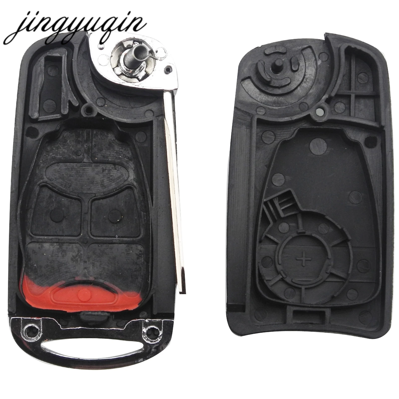 Чехол jingyuqin с 3 кнопками и откидной крышкой для Chrysler Jeep Fit Dodge Ram 1500 Caliber Nitro 2500