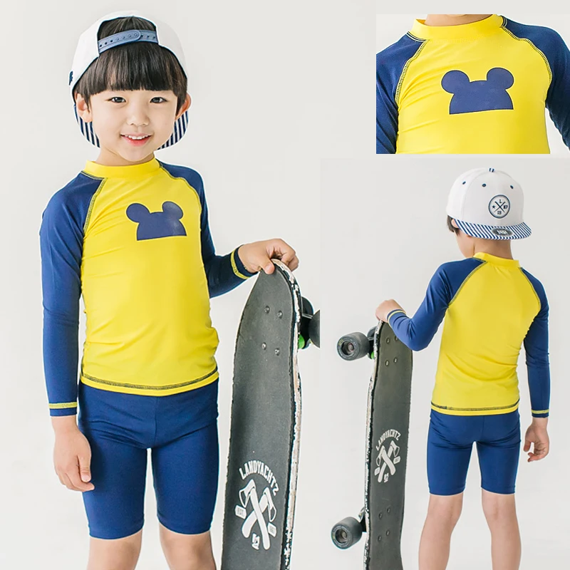 Детский купальный костюм из двух предметов купальные костюмы для мальчиков