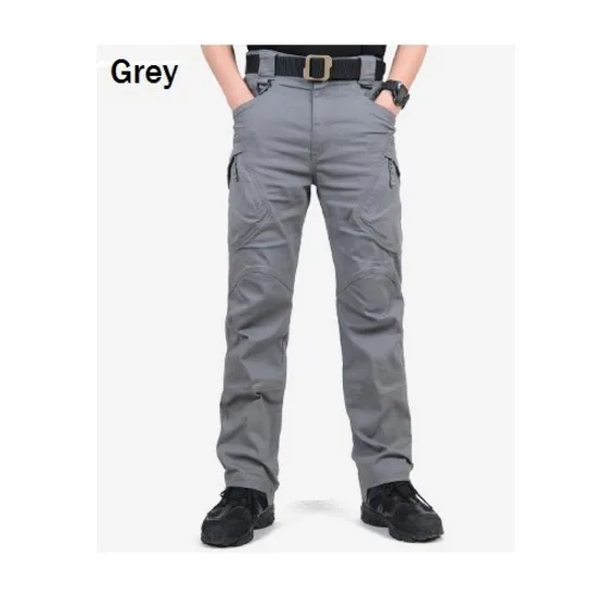 Gray Color TAD IX9(II) мужские тактические брюки-карго для активного отдыха, армейские тренировочные военные брюки, спортивные брюки для походов и охоты - Цвет: Gray Color