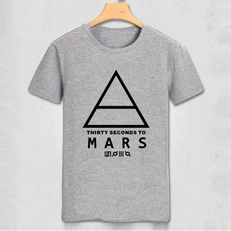 30STM рубашка с логотипом 30 Seconds To Mars Мужская футболка буквенным принтом