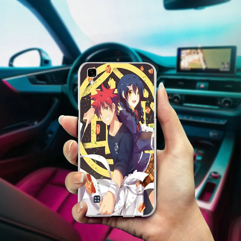 Soft TPU Phone Case for LG Spirit V10 V20 V30 G2 G3 Mini G4 G5 G6 K4 K7 K8 K10 HTC One Bag Cool Anime Shokugeki No Soma | Мобильные