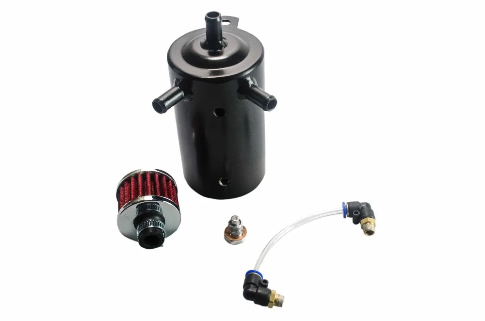 WLR RACING Универсальный бак для дыхания и масляный с фильтром ловли масла 0 5л