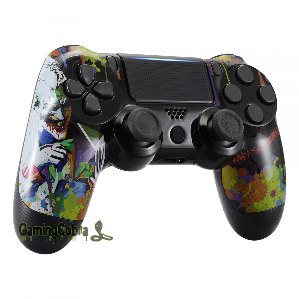 Индивидуальные джокер верхняя крышка для переднего корпуса для Playstation 4 PS4 Pro тонкий контроллер JDM-040 JDM-050 JDM-055# SP4FT10