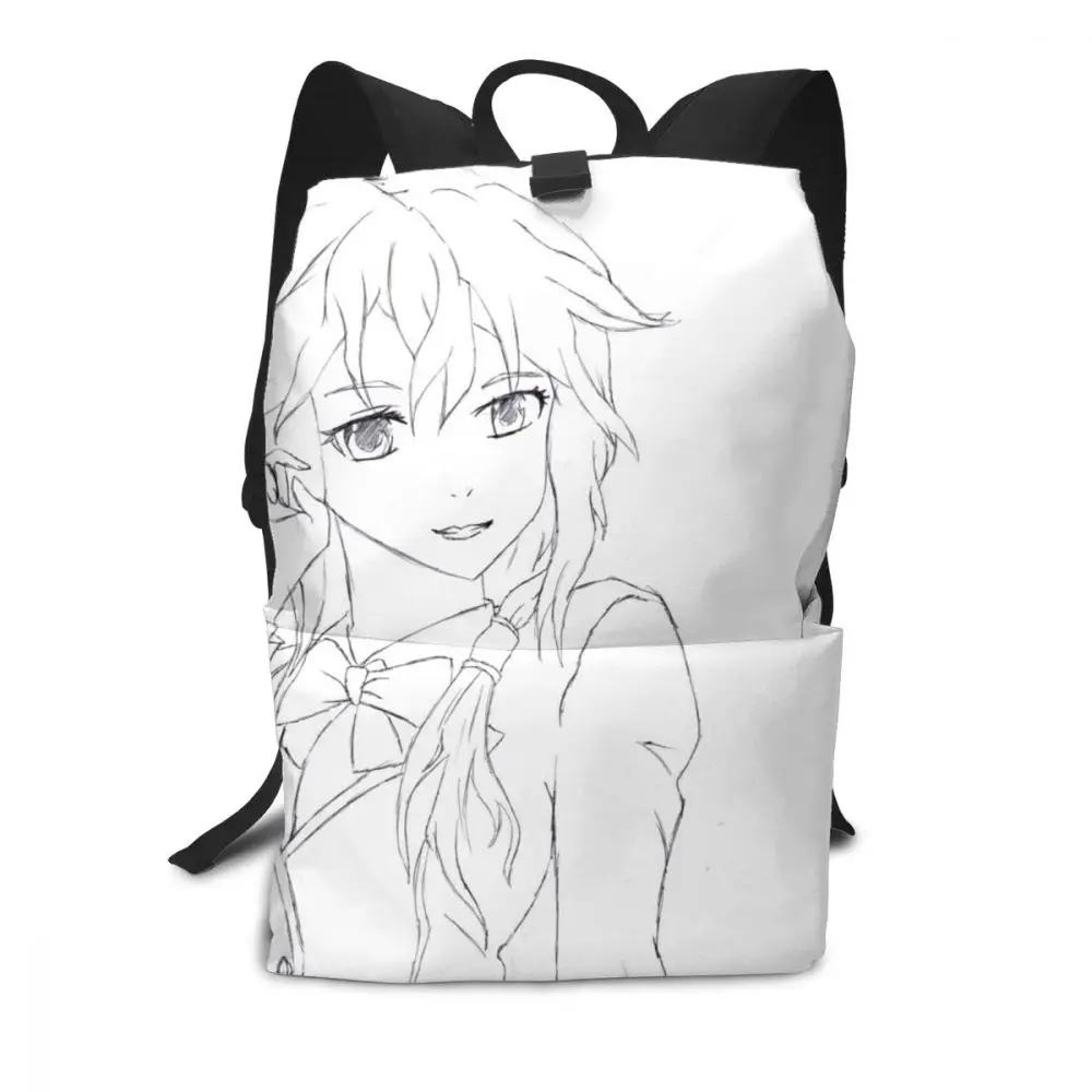 

Guilty Crown Backpack Inori Backpacks Teenage Men's - Women's Bag Pattern Trendy Shopper Multi Pocket High quality Bags