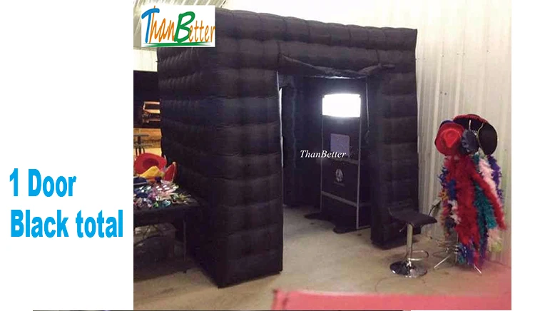 3,0x3,0x2,4 м ThanBetter надувная фотобудка под заказ надувной куб с многоцветным светодиодный светильник