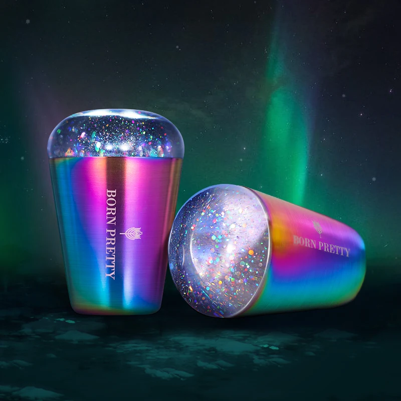 BORN PRETTY Звездная силиконовая прокладка прозрачный гвоздь голографический