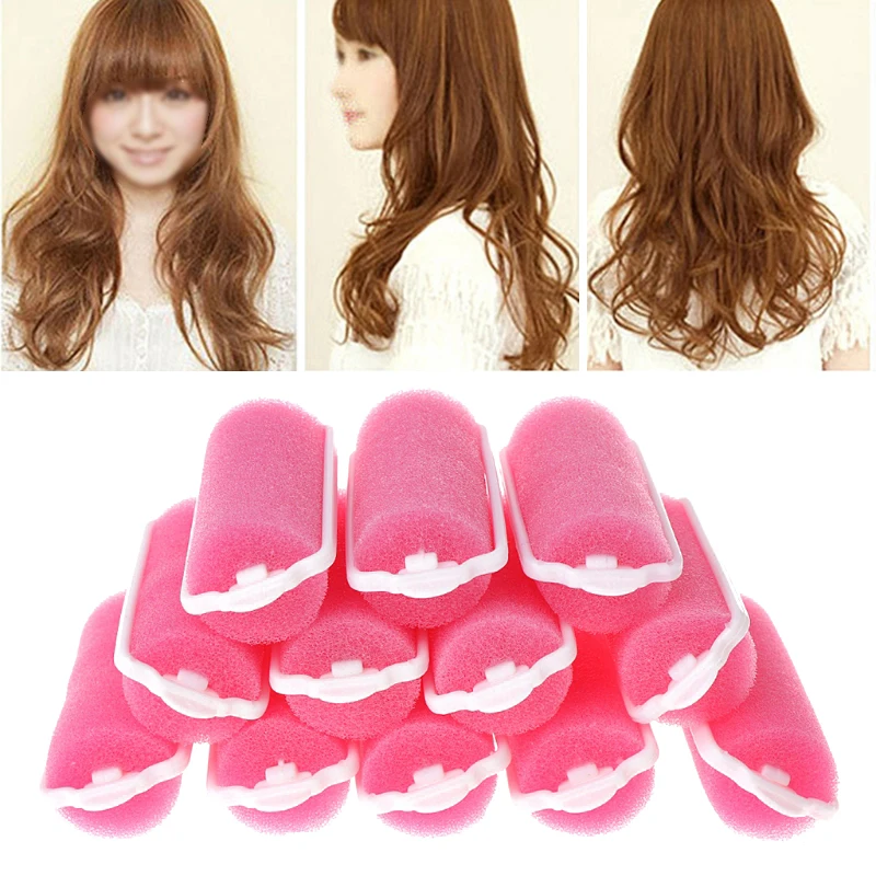 New Small/Large Sponge Roller Sleeping Bendy Hair Wavy Curly Professional Styling Foam Soft Pear Curly Hair No Damage Tool