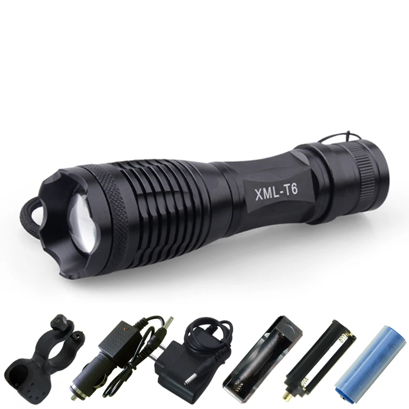 Светодиодный фонарик Zoomable In and Out фонарь a Linterna Led подходит для 18650 или AAA батарея
