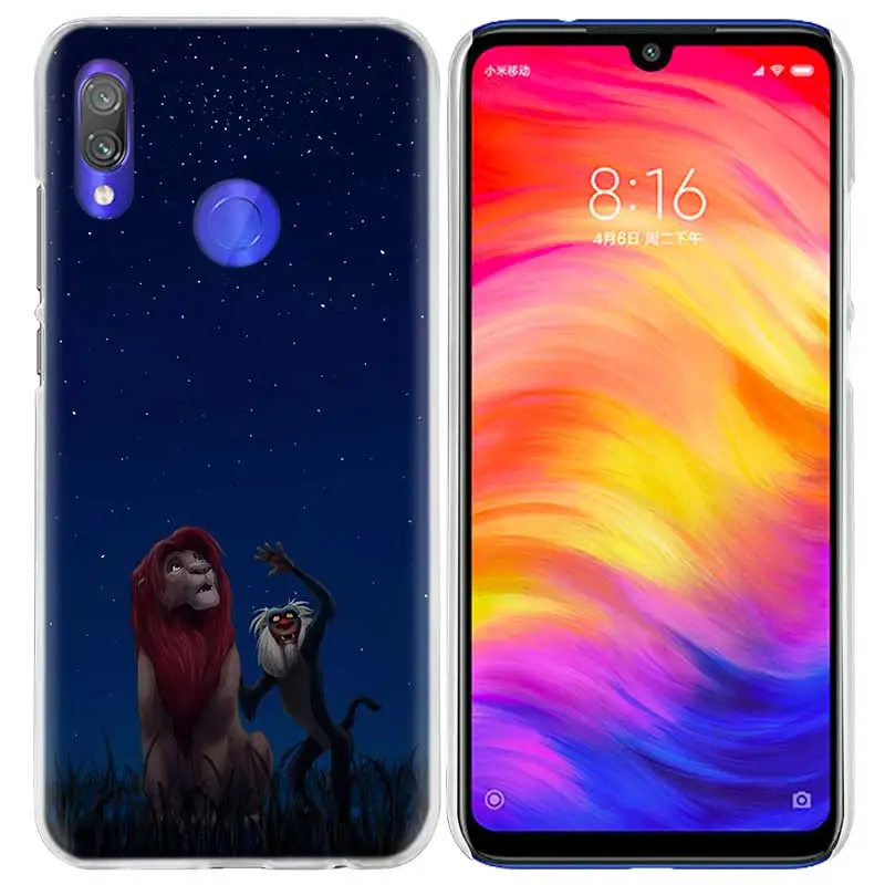 04 Жесткий чехол для телефона Hakuna Matata lion king для Xiao mi Red mi Note 7 8T 6 6A Pro S2 5 5A 4X mi A1 A2 9 Note10 8 lite Play F1 - Цвет: 04
