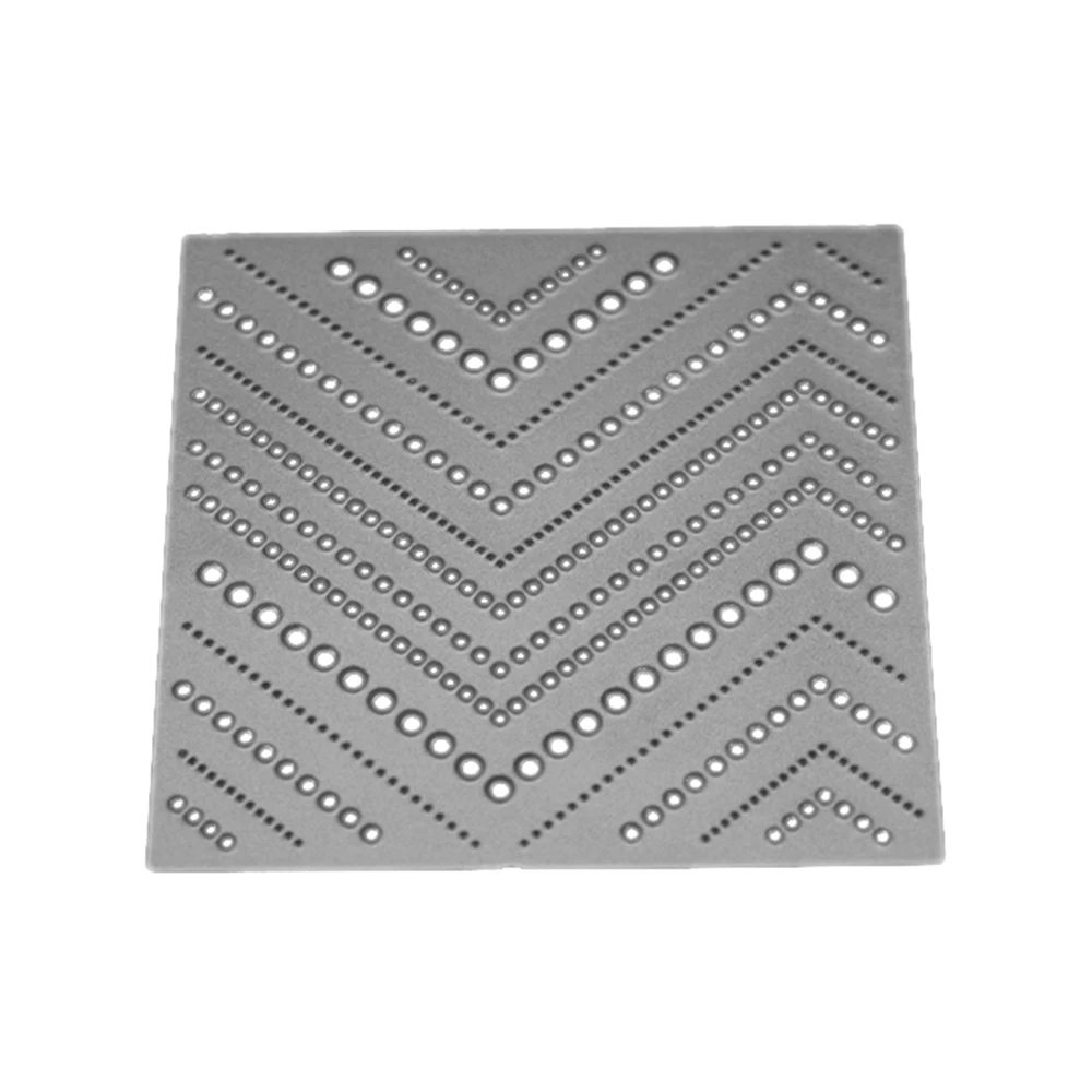 Swovo 8X8 см Полосатый фон для резки металла Скрапбукинг тиснение трафареты DIY