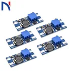 5 шт. DC-DC MT3608 DC Напряжение регулятор Step Up Регулируемый повышающий преобразователь постоянного тока с Питание модуль 2 V-24 V до 5 V-28 V 2A Max