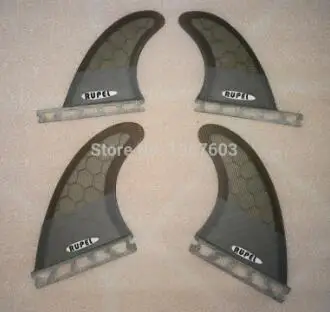 FB quad logo G5GL Большой сетчатый плавники для серфинга крутой серый четырехъядерный набор Fin для серфинга G5 GL аксессуары для сёрфинга FB каяк - Цвет: FB quad logo G5GL