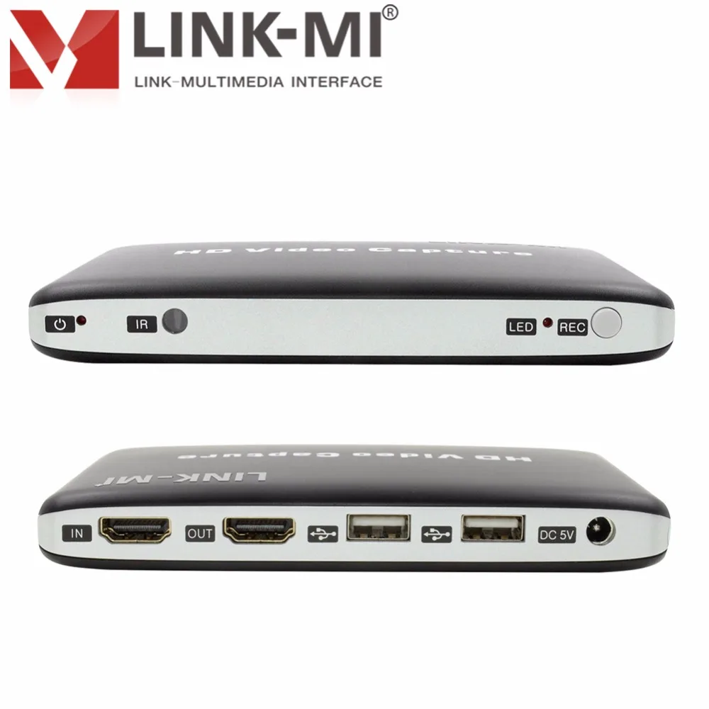 LINK MI Hardware H.264 кодировщик HDMI USB 2 0 запись видеоигр до 1080p HD видео для HDTV плеера|encoder