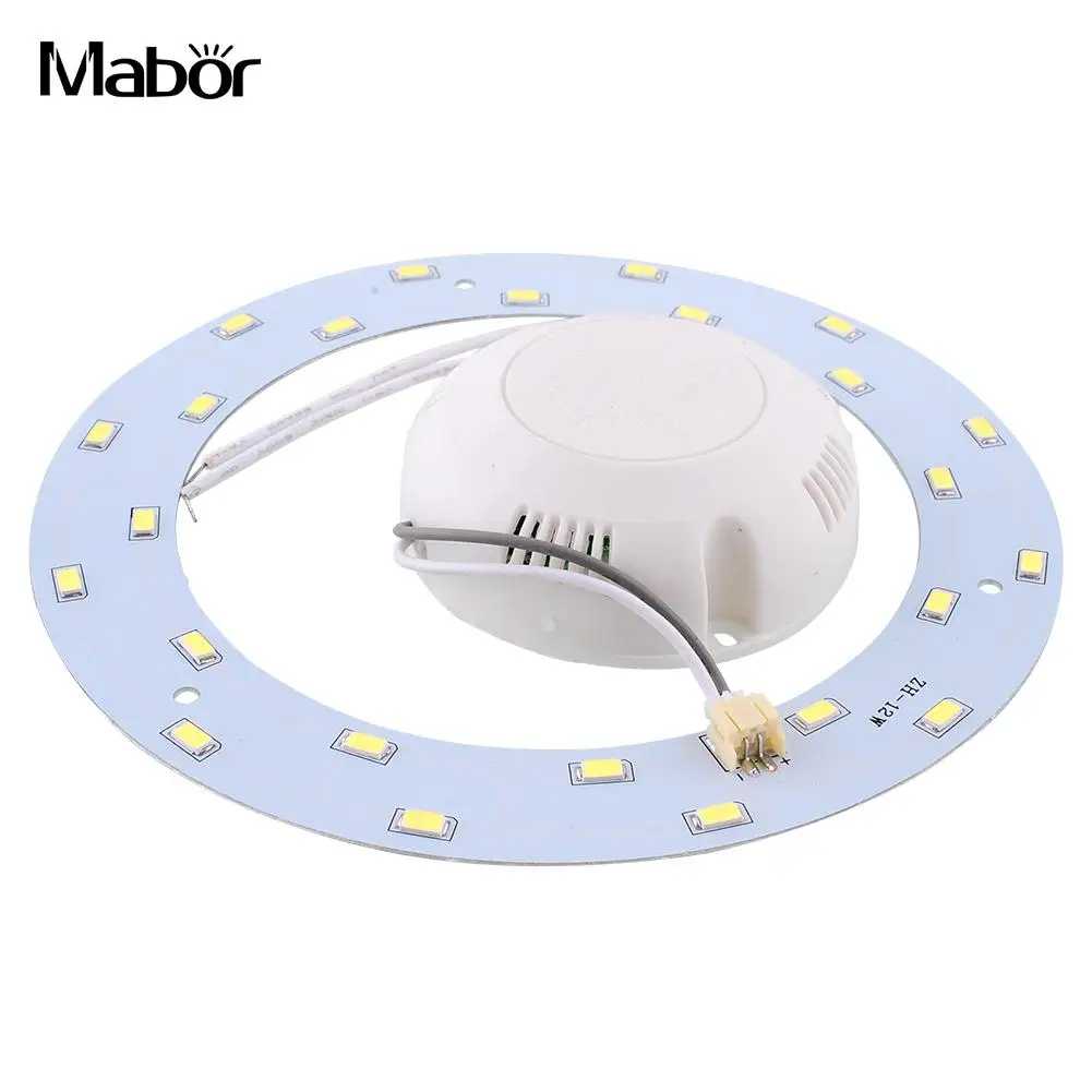 Современный светодиодный потолочный светильник Mabor 12 Вт 24 SMD внешний кольцевой
