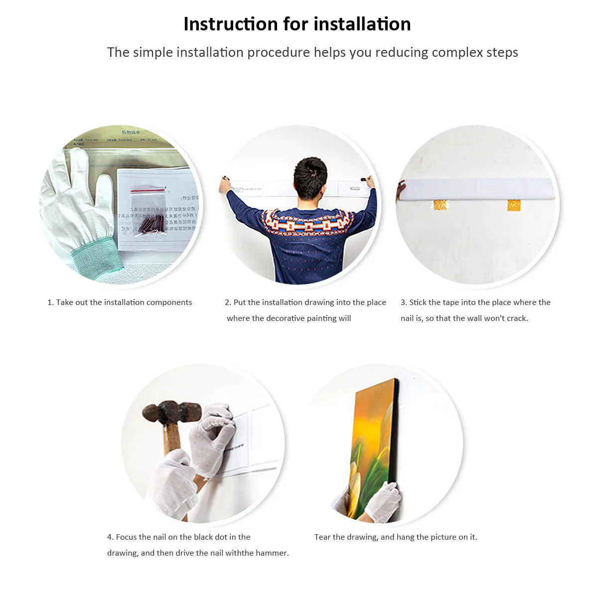 Tooarts бегущая лошадь картина современная искусство на стену животное