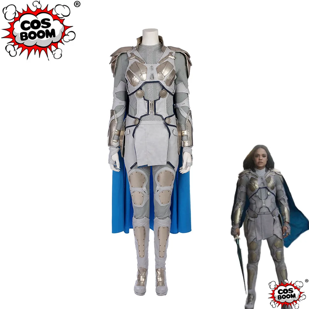 COSBOOM Thor Ragnarok костюм Валькирии для взрослых женщин Хэллоуин Карнавал Тор