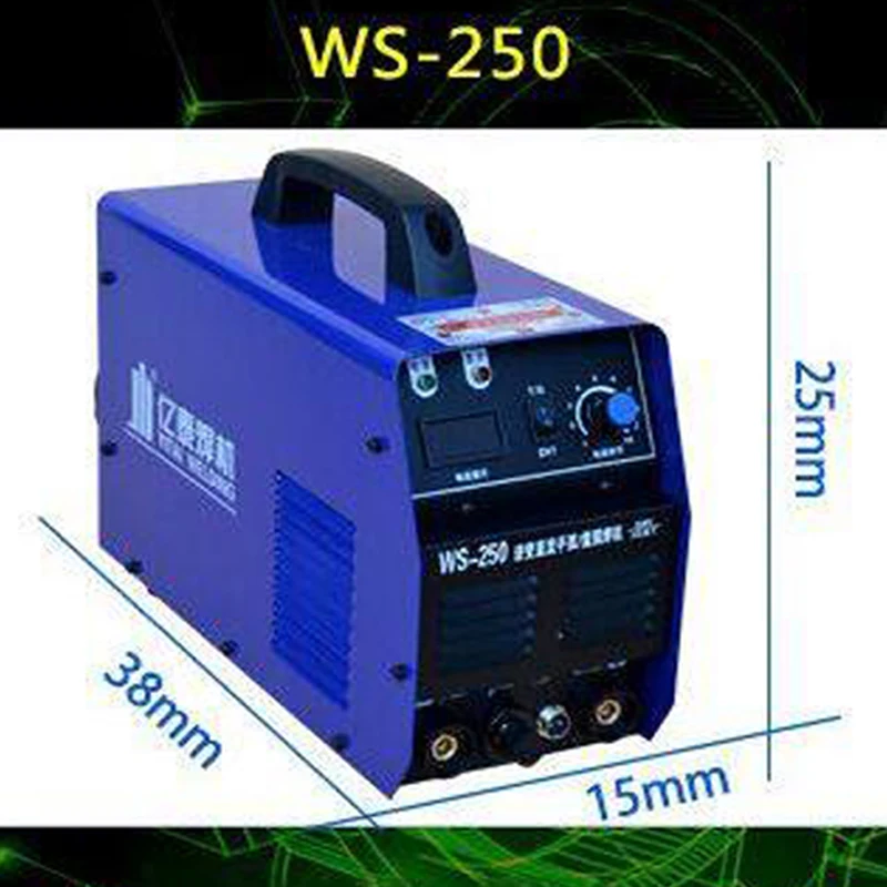WS-250 Инвертор постоянного тока из нержавеющей стали 220В ручной сварочный Аргон