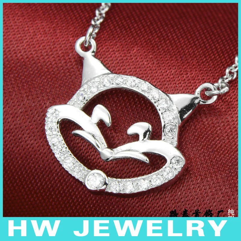 

Серебряное ожерелье для кошки, фирменные ювелирные изделия, ожерелье, модное ожерелье для любви, stl sil ювелирные изделия, stl sil 925 ожерелье.