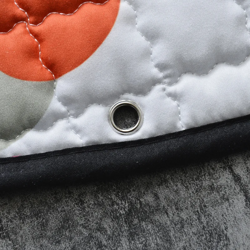 Коврик игровой в скандинавском стиле с круглыми животными для полния напольный