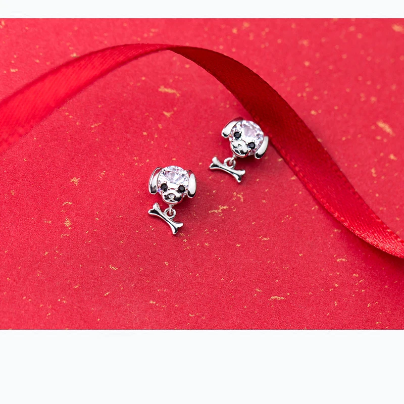 Женские серьги-подвески с фианитами из серебра 925 пробы | Украшения и аксессуары