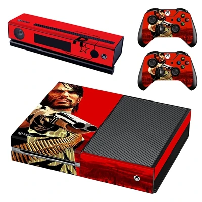 GSTM0610 Красный мертвый стикер s для Xbox One игры виниловые наклейки на кожу наклейка консоль защитное устройство для контроллеров крышка новое поступление - Цвет: GSTM0610