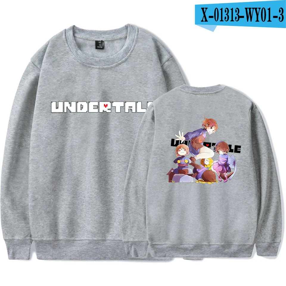 X Толстовки Undertale для мужчин и женщин новая Толстовка с принтом пуловер с капюшоном размера плюс больше d толстовки Undertale - Цвет: X