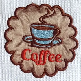 Brown Coffee Junwell хлопок вафельный вышивка блюдо Полотенца Кухня полотенце тряпка Чай Полотенца ультра большой 50X70 см 1 предмет - Цвет: Brown Coffee
