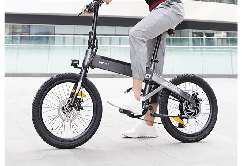 Xiao MI himo 20 дюймов электрический велосипед 36v10ah 250 Вт DC двигатель городской ebike легкий Электрический вспомогательный велосипед Pas Диапазон 80 км