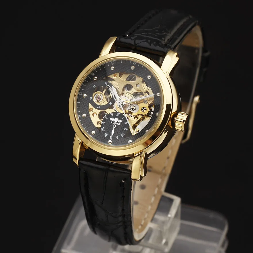 Топ бренд WINNER автоматические механические женские модные часы Классический