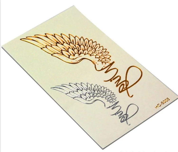 10x6cm Waterproof sun selling bracelets DIY Body art flash gold tattoo jewelry large temporary arabic Indian tattoos stickers | Красота и