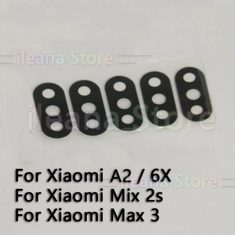 Оригинальное стекло для камеры Xiaomi 8 SE A2 6X Mix 2s Max 3 задний тыловой объектив +