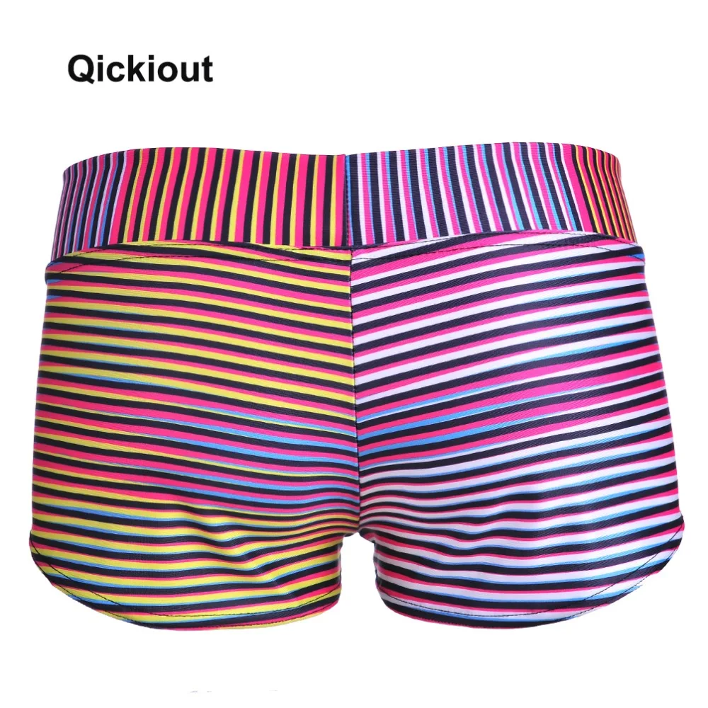 Шорты qickitout 2016 летние сексуальные короткие с высокой талией градиентными