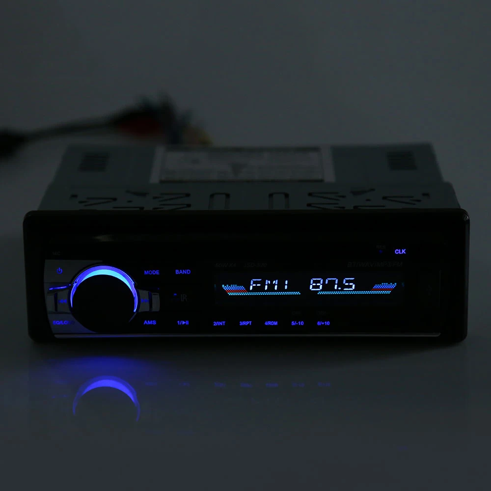 12 В Bluetooth автомобильный Радио плеер стерео аудио mp3 плееры In-dash 1 Din FM радио музыкальный приемник Aux вход USB с пультом дистанционного управления