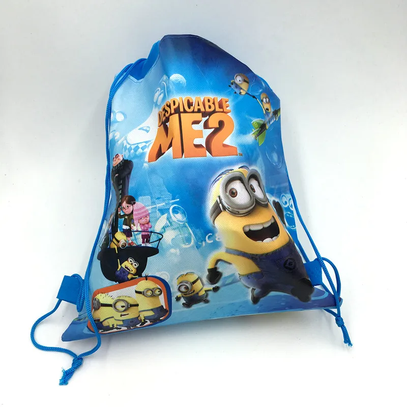 1 шт./лот Губка Боб drawstring сумки 27*36 см вечерние подарочные пакеты день рождения принадлежности губка боб Конфеты пакеты подарочные пакеты