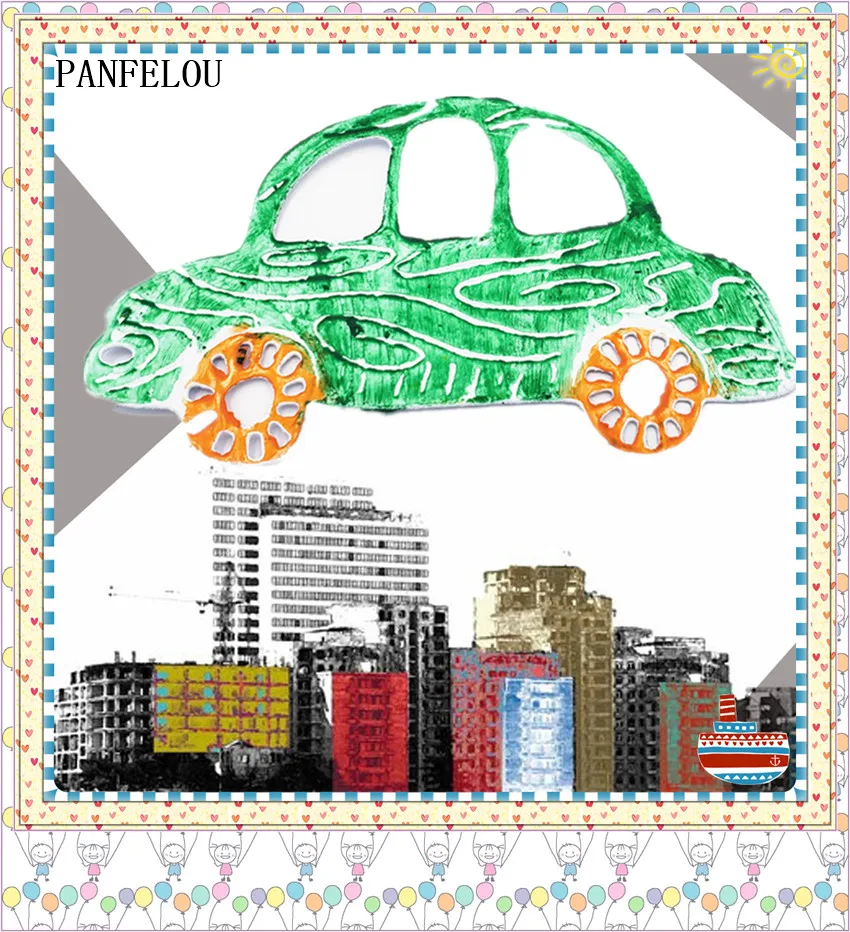 PANFELOU игрушка мультфильм автомобиль металл ремесло бумаги высечки