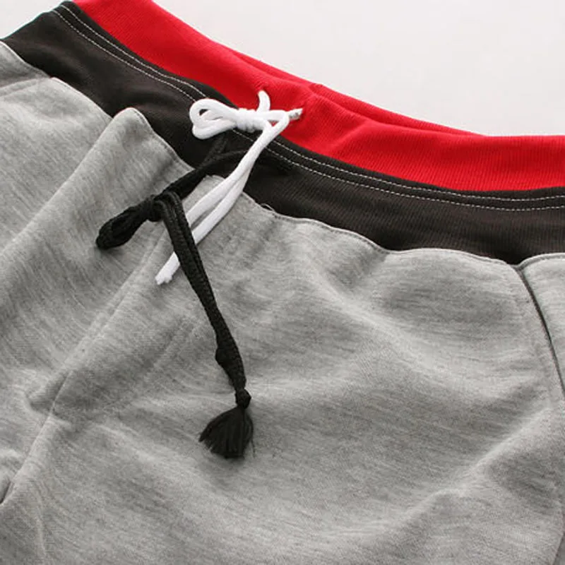 Популярные Модные мужские тренировочные брюки однотонные хлопковые свободные