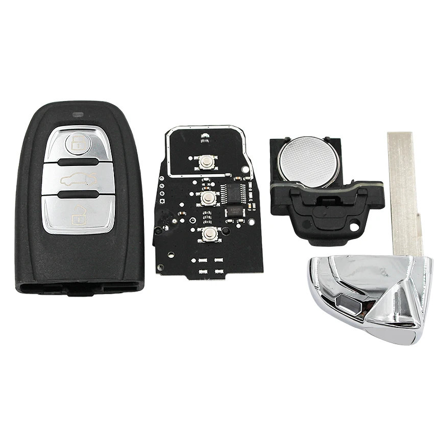 3 кнопочный модифицированный умный дистанционный Автомобильный ключ 315 МГц Fob 8T0