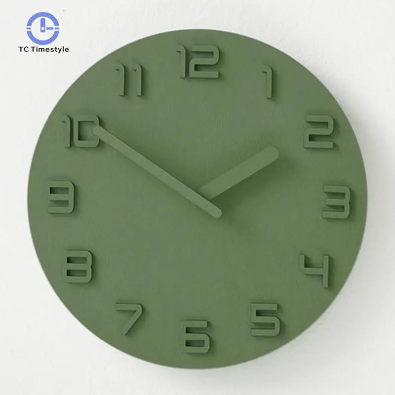 

Настенные часы для гостиной, современные минималистичные бесшумные домашние креативные индивидуальные настенные часы для ресторана