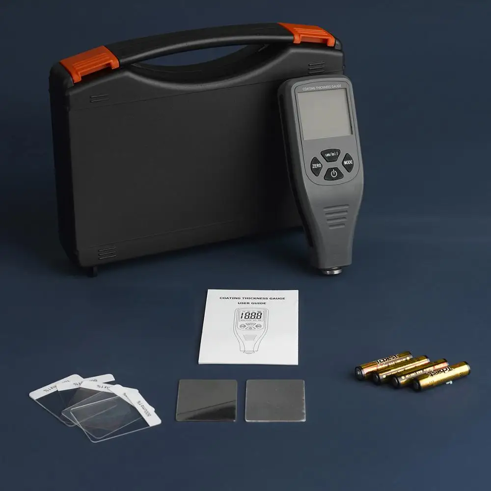 Холдпик hp-2001 Авто Fe& NF 2 в 1 датчик покрытие краски автомобиля, толщиномер ручной, 0-1300um/0-51.2mil