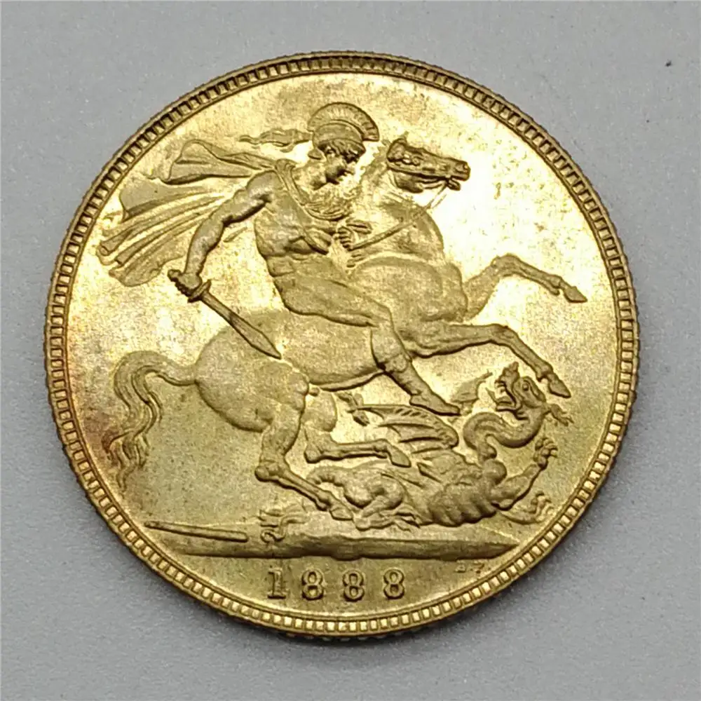 Коллекция 1888 года королевская монета королевы Виктории с покрытием из