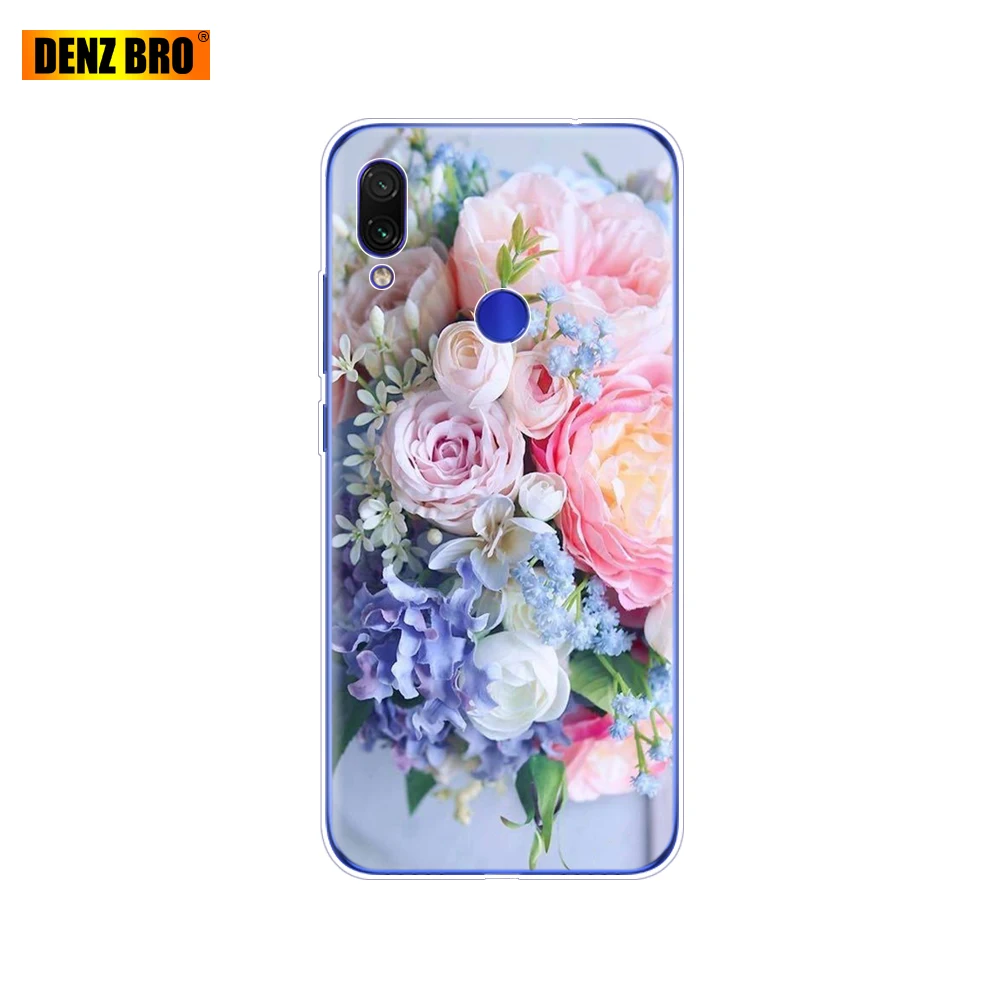 61865 Для Xiaomi Redmi Note 7 силиконовый мягкий ТПУ с рисунком для Xiaomi Redmi NOTE 7 PRO Чехол 6,3 дюймов Funda Coque Redmi Note7 чехол бампер - Цвет: 61865