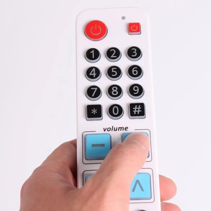 Шт. 6 шт. Learnable пульт дистанционного управления с подсветкой большая кнопка