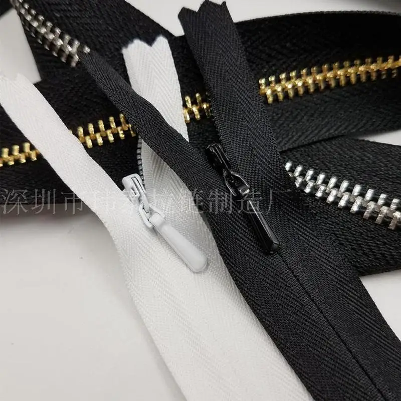10 шт./лот 3# YKK ткань невидимых застежек-молний(20 см/50 см/60 см черный, белый цвет для платья юбка застежки-молнии для шитья